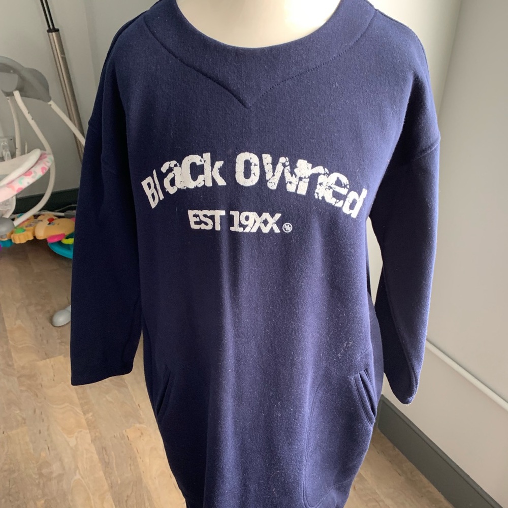 BLACK OWNED sweatshirt dress